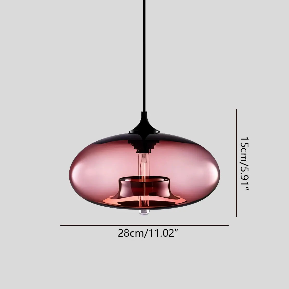 Colorful Glass Pendant Light for Dining Area | Lersk