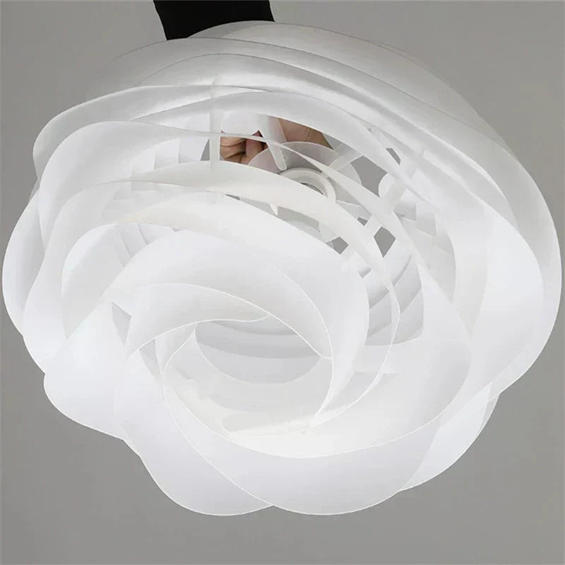 Lunara Bloom Glas-Deckenleuchte für sanfte florale Atmosphäre | Lersk
