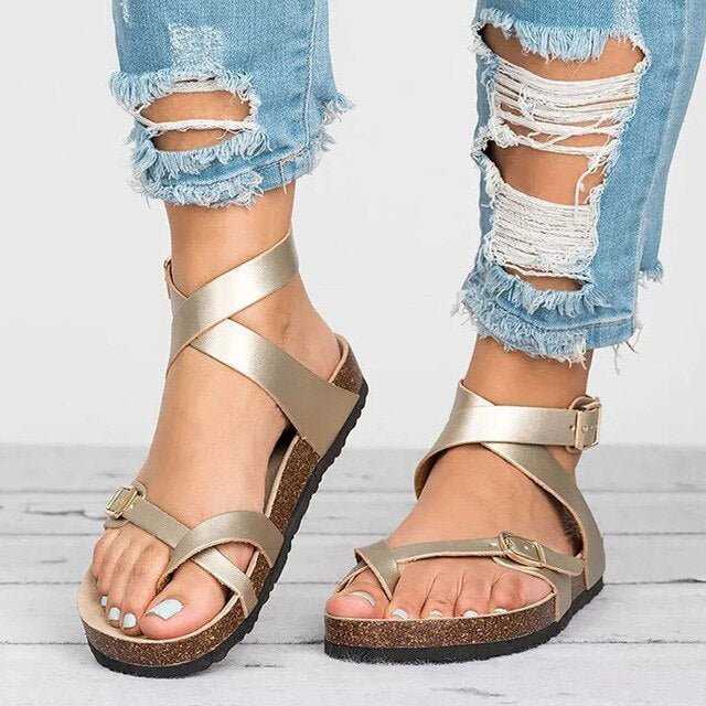 Women's Adjustable Orthopedic Sandals With Comfort Footbed | Lersk