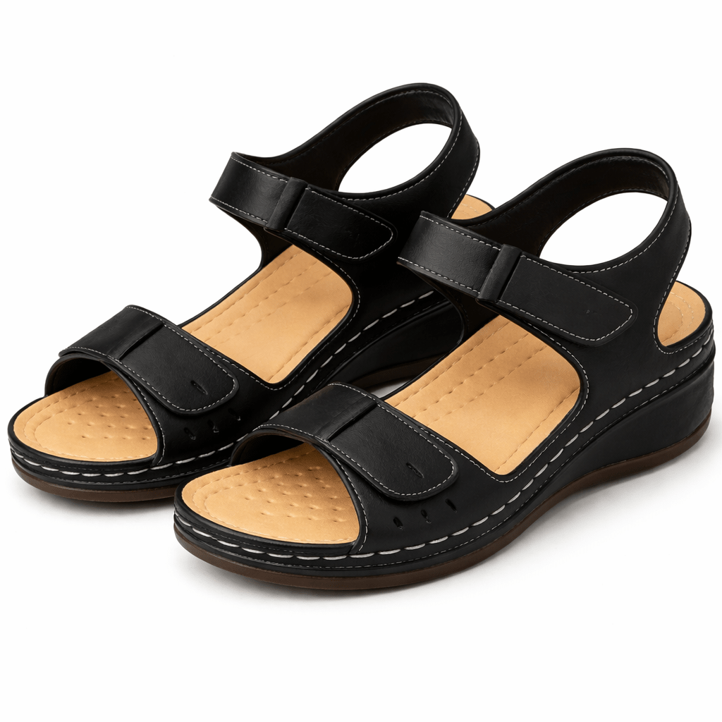 Sandalias de caminar para mujer con cuña ortopédica para un ajuste cómodo | Lersk
