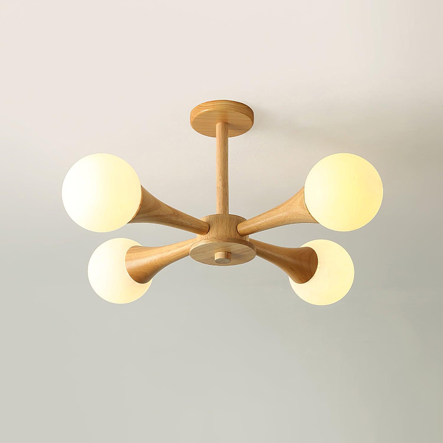 SylvaLume Wooden Pendant Lamp | Elegant Hanging Light | Lersk