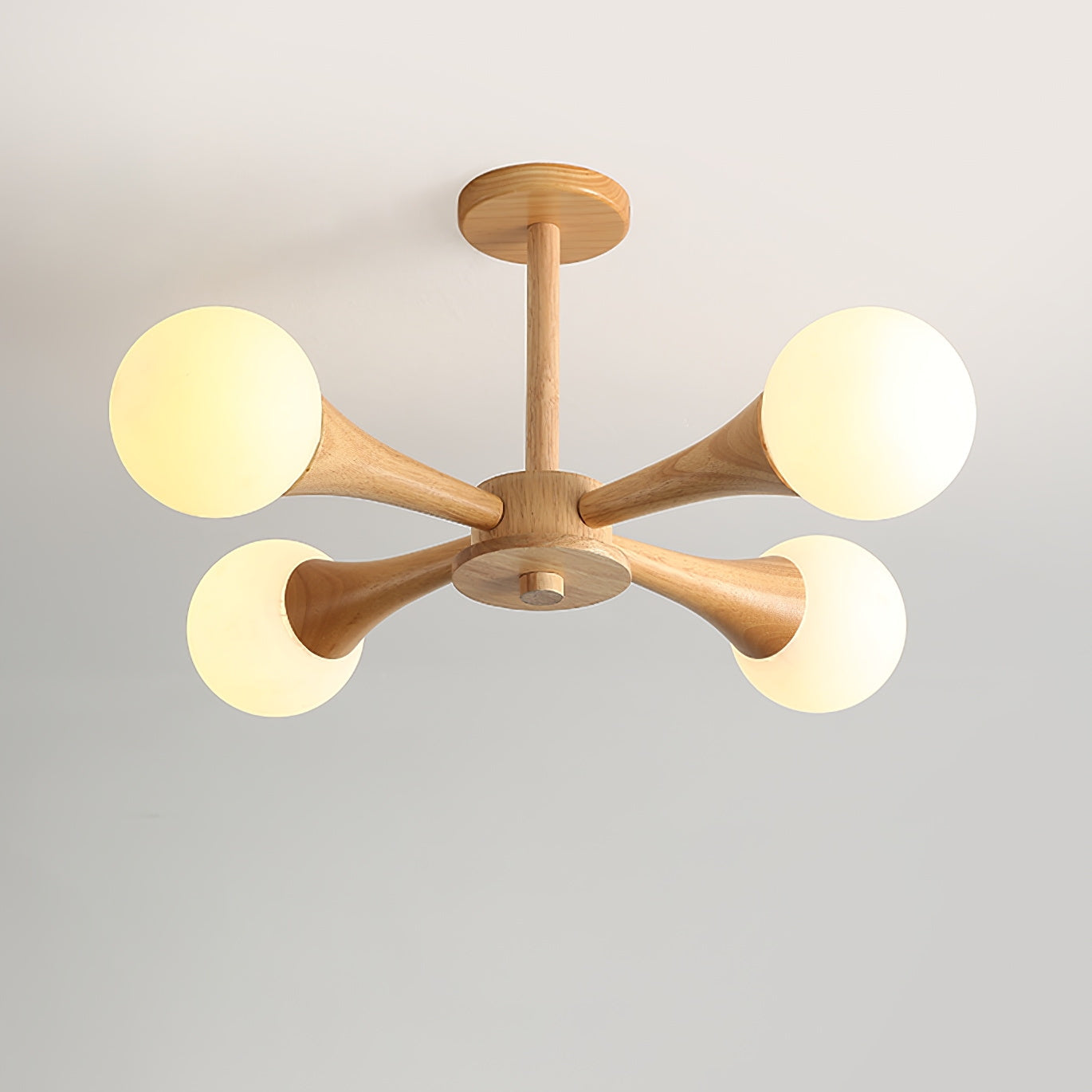 SylvaLume Wooden Pendant Lamp | Elegant Hanging Light | Lersk