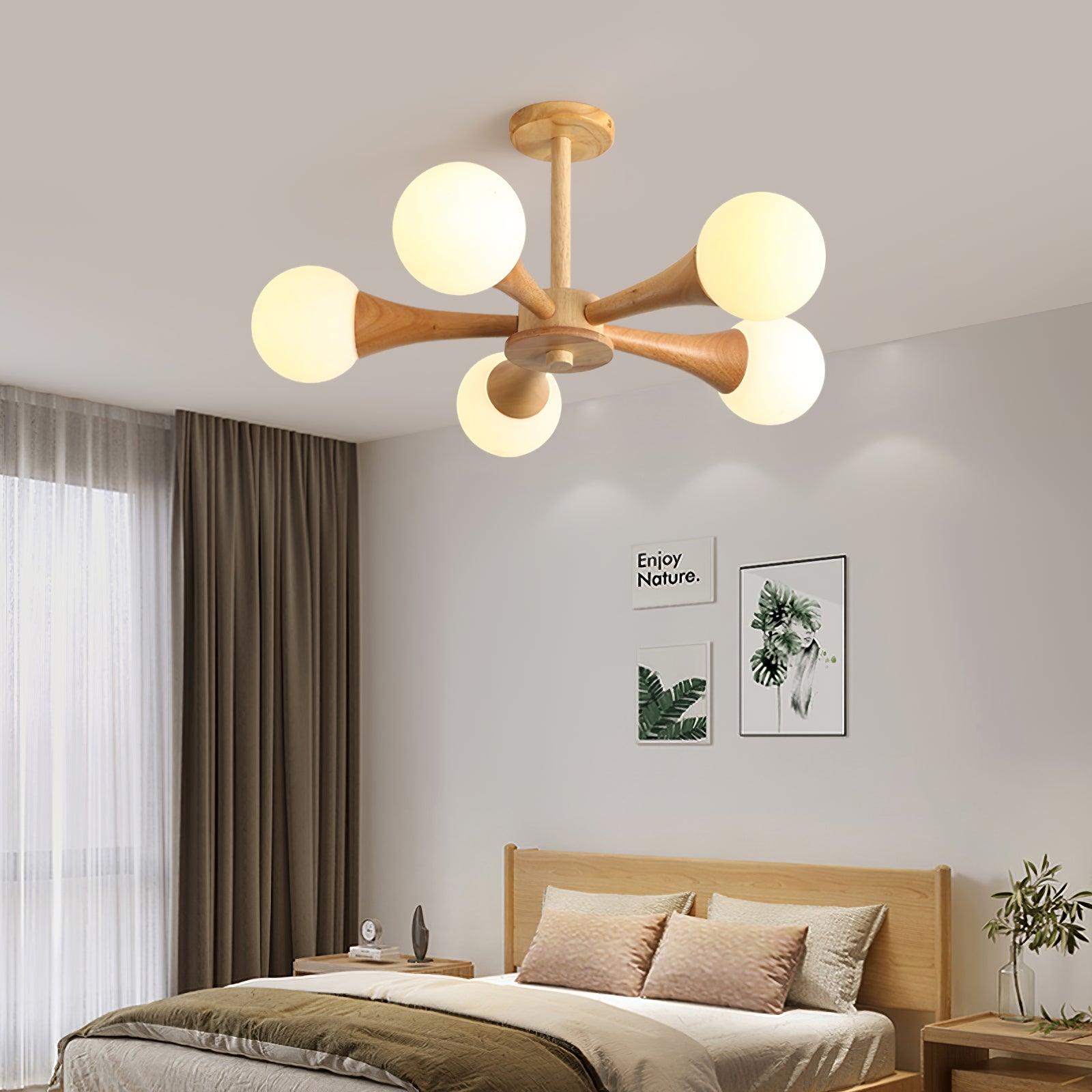 SylvaLume Wooden Pendant Lamp | Elegant Hanging Light | Lersk
