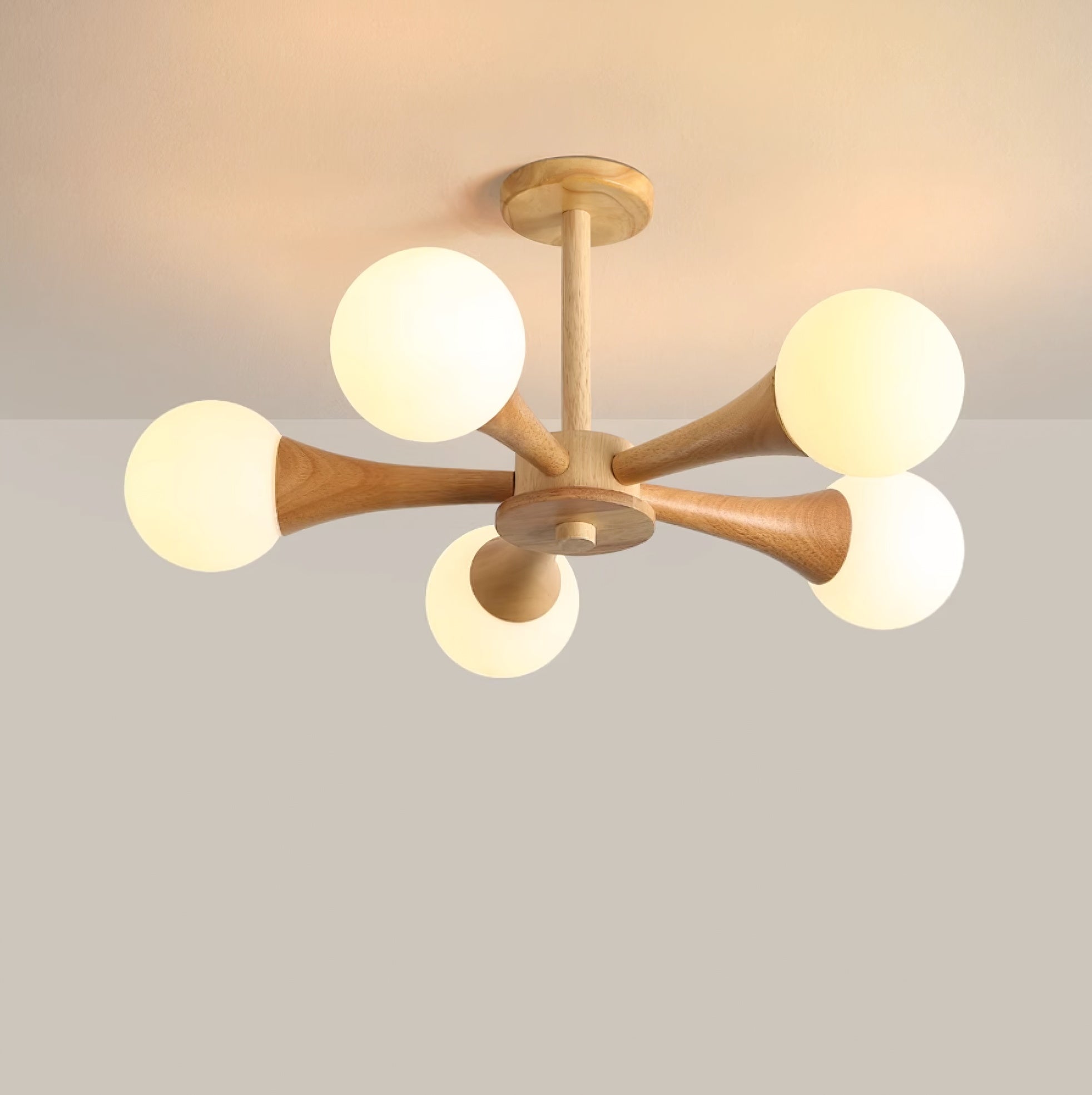 SylvaLume Wooden Pendant Lamp | Elegant Hanging Light | Lersk