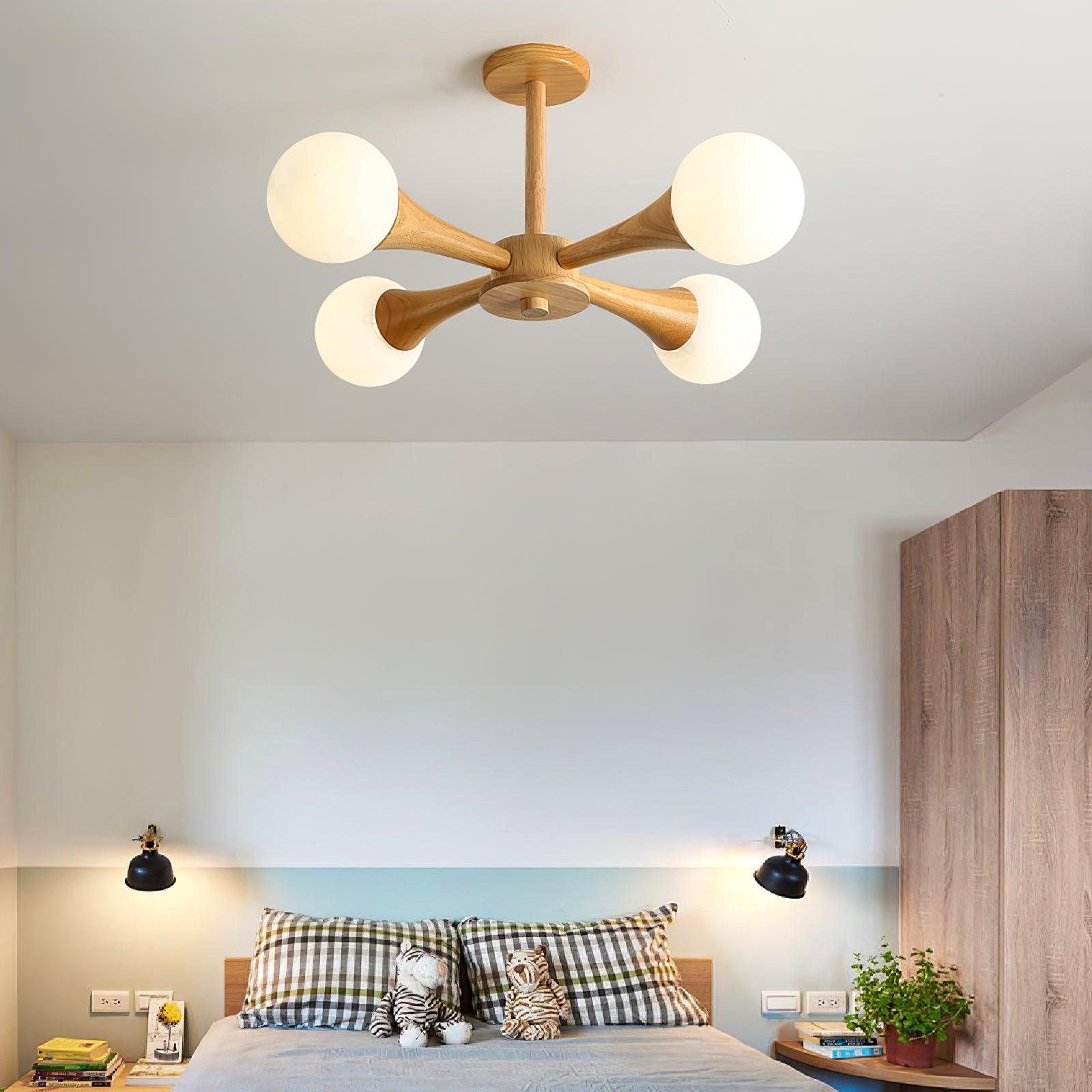 SylvaLume Wooden Pendant Lamp | Elegant Hanging Light | Lersk