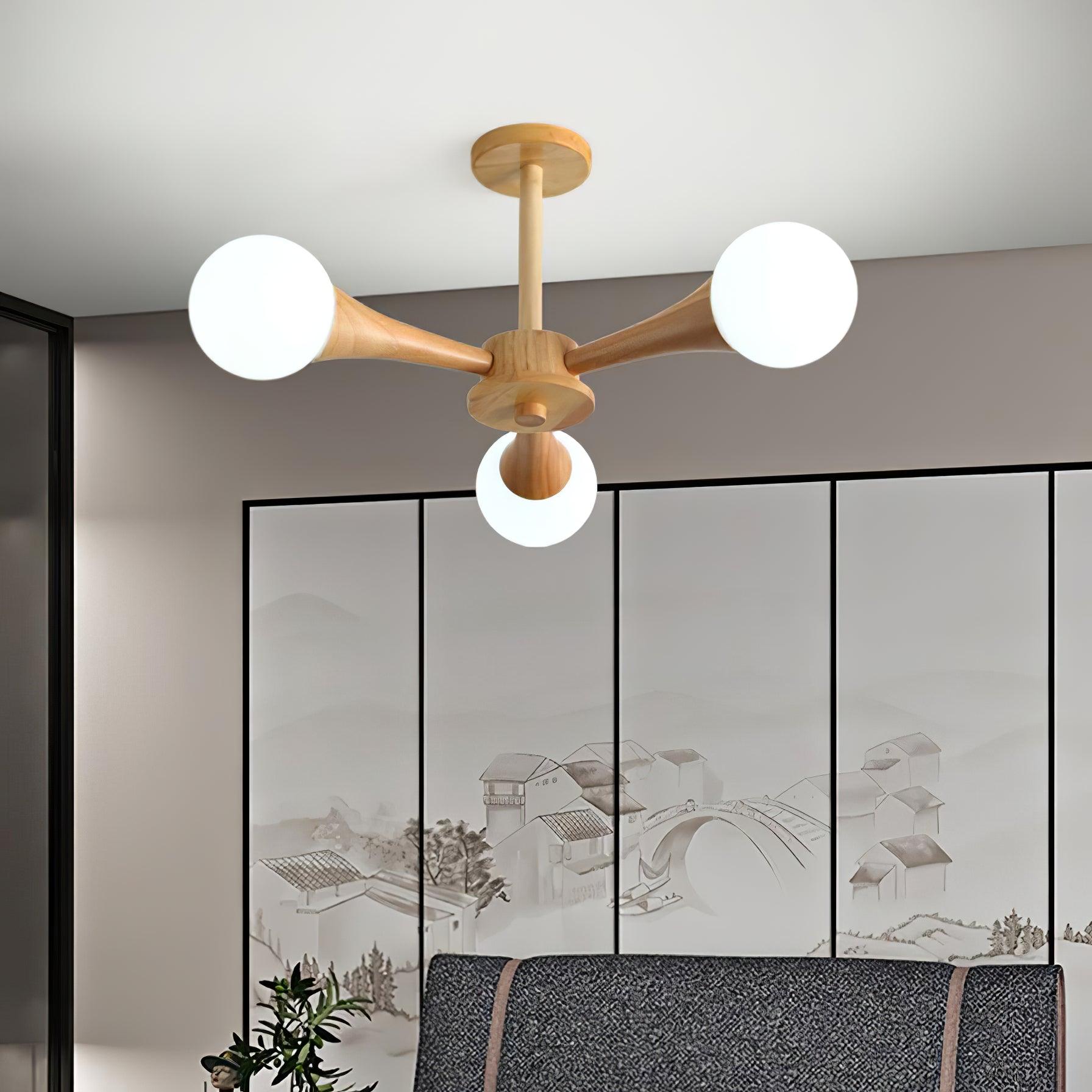 SylvaLume Wooden Pendant Lamp | Elegant Hanging Light | Lersk