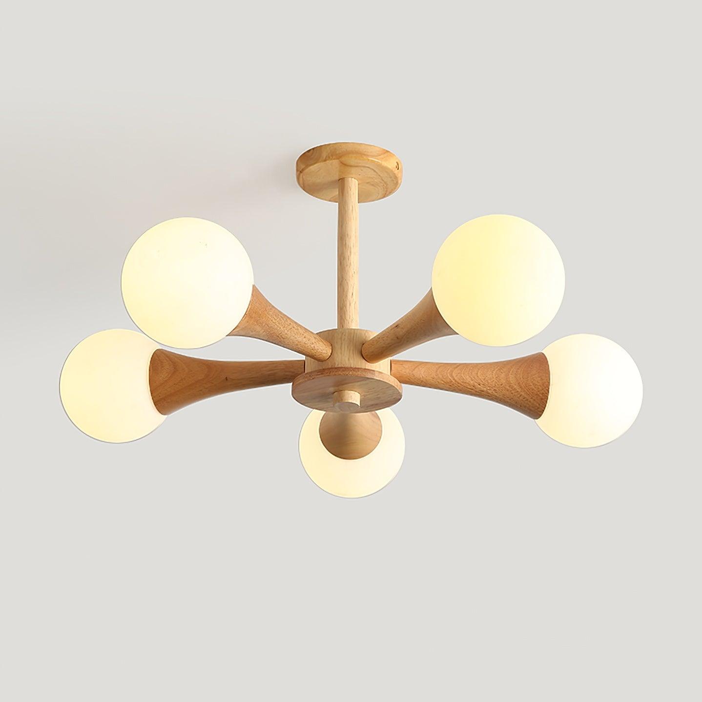 SylvaLume Wooden Pendant Lamp | Elegant Hanging Light | Lersk