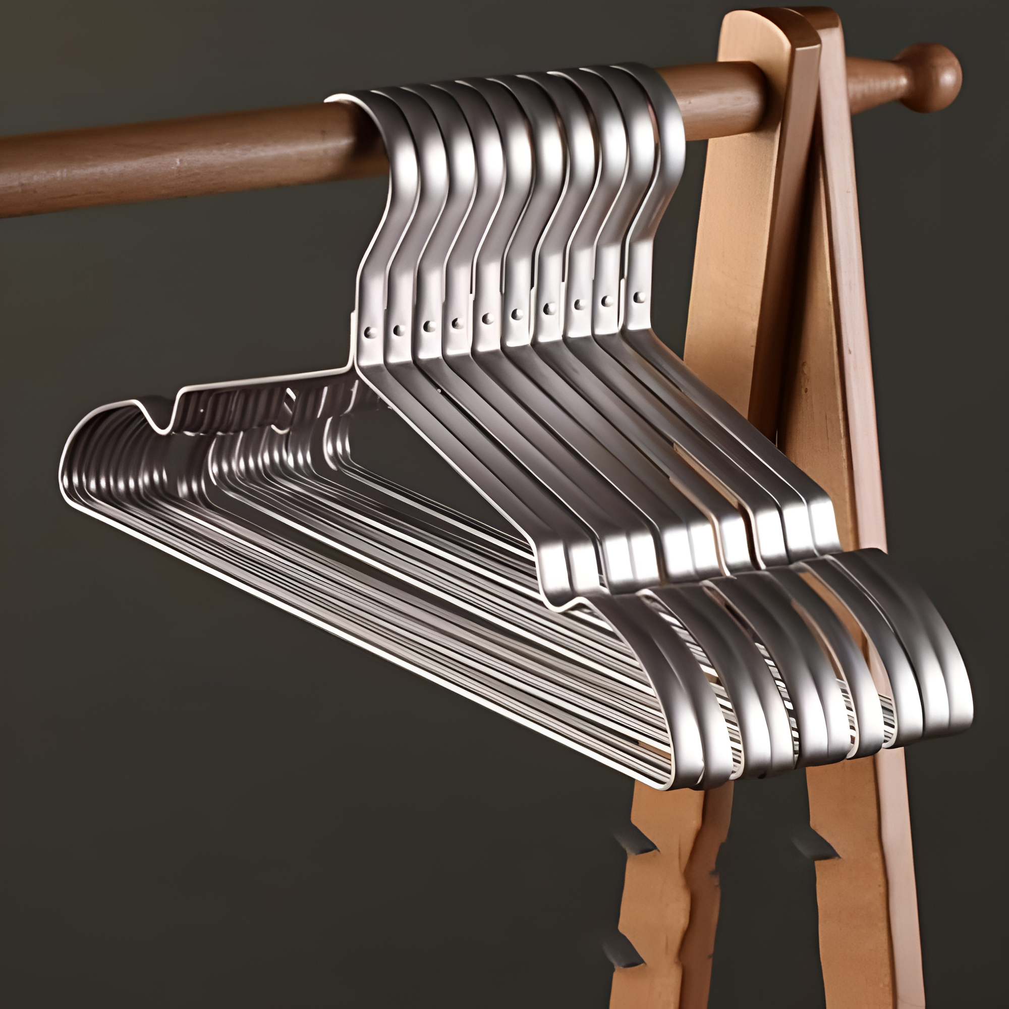Premium Aluminum Alloy Nonslip Hangers For Delicate Fabrics | Lersk