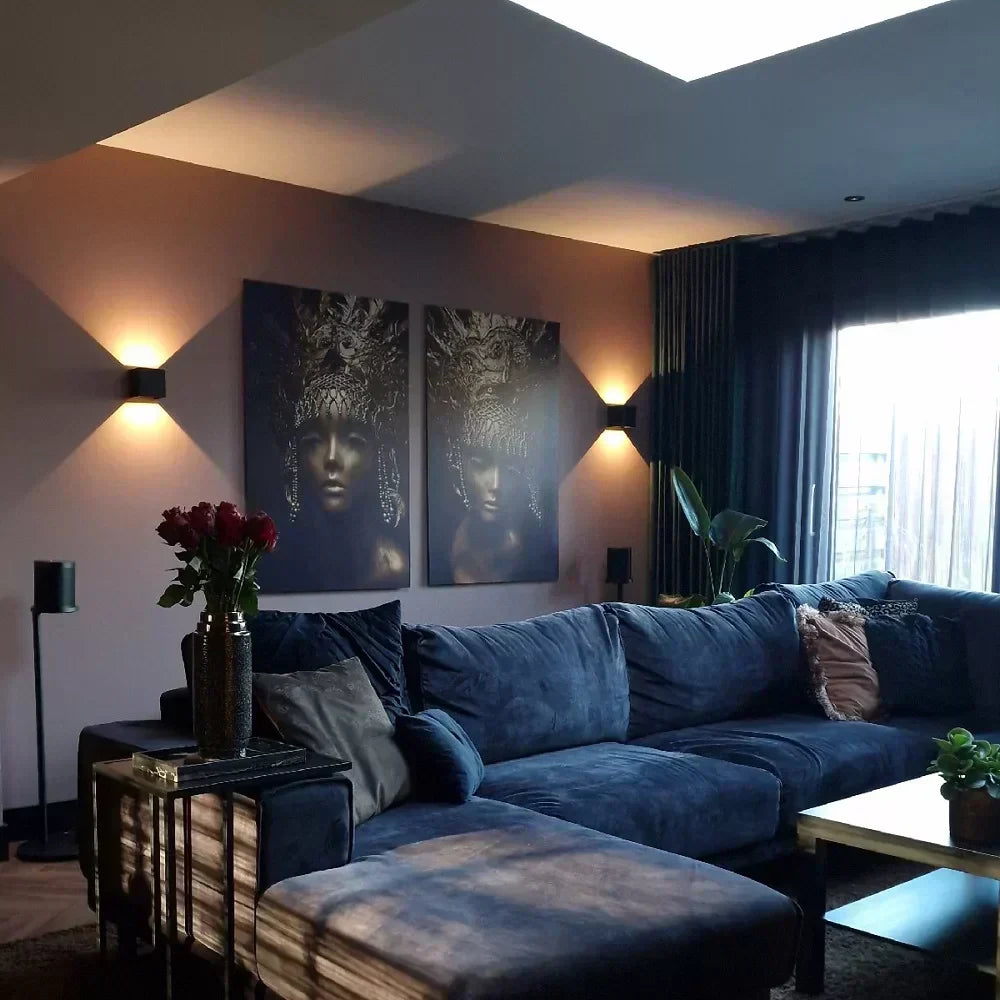 CubeLamp nástěnná lampa s pohybovým senzorem bezdotyková pro rušné domácnosti | Lersk