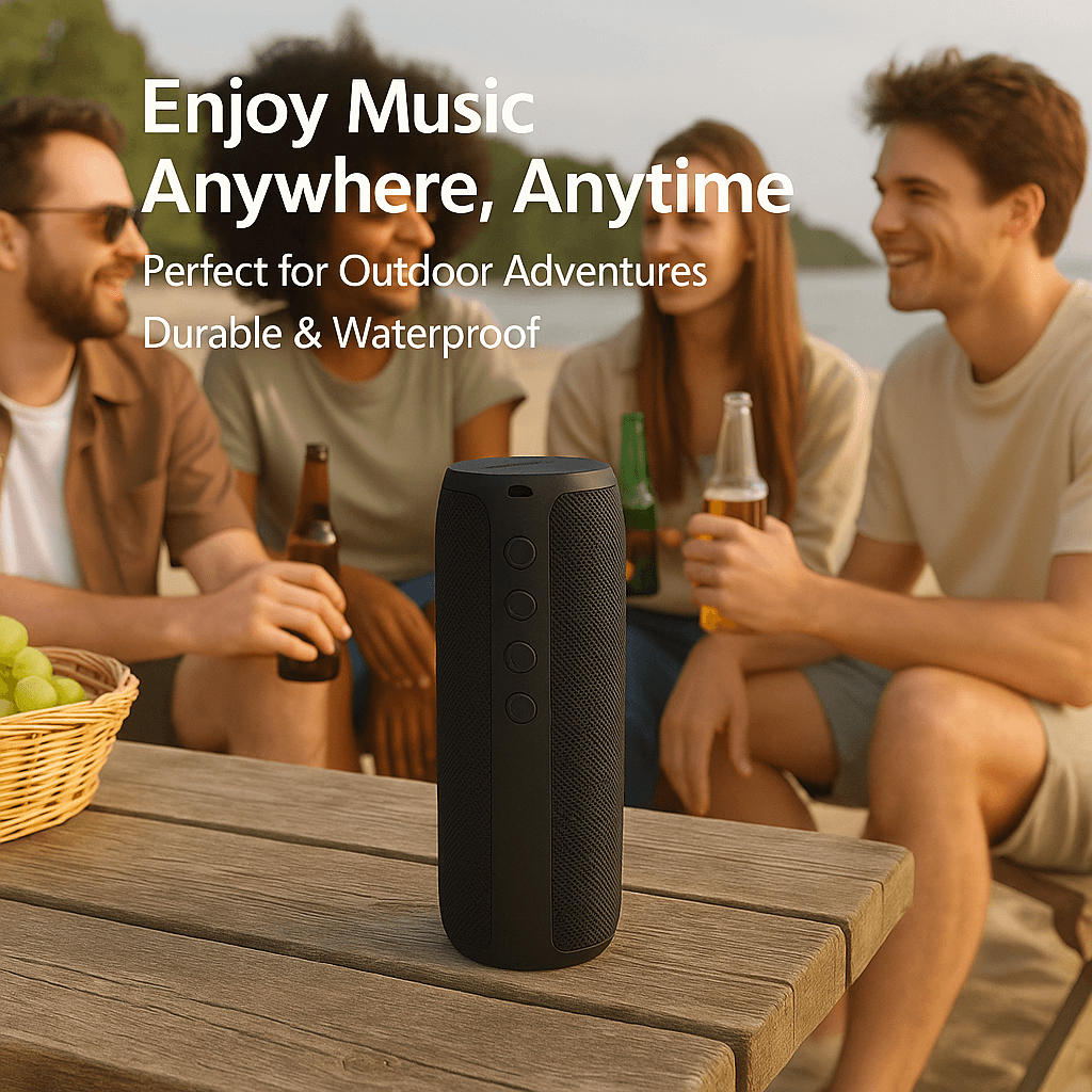 Rivaro Kompakter Wasserdichter Bluetooth-Lautsprecher für Reisen | Lersk