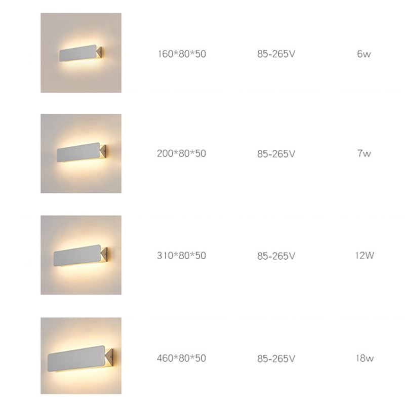 NovaLume LED Metall Innen-Wandlampe drehbar Weiß | Lersk