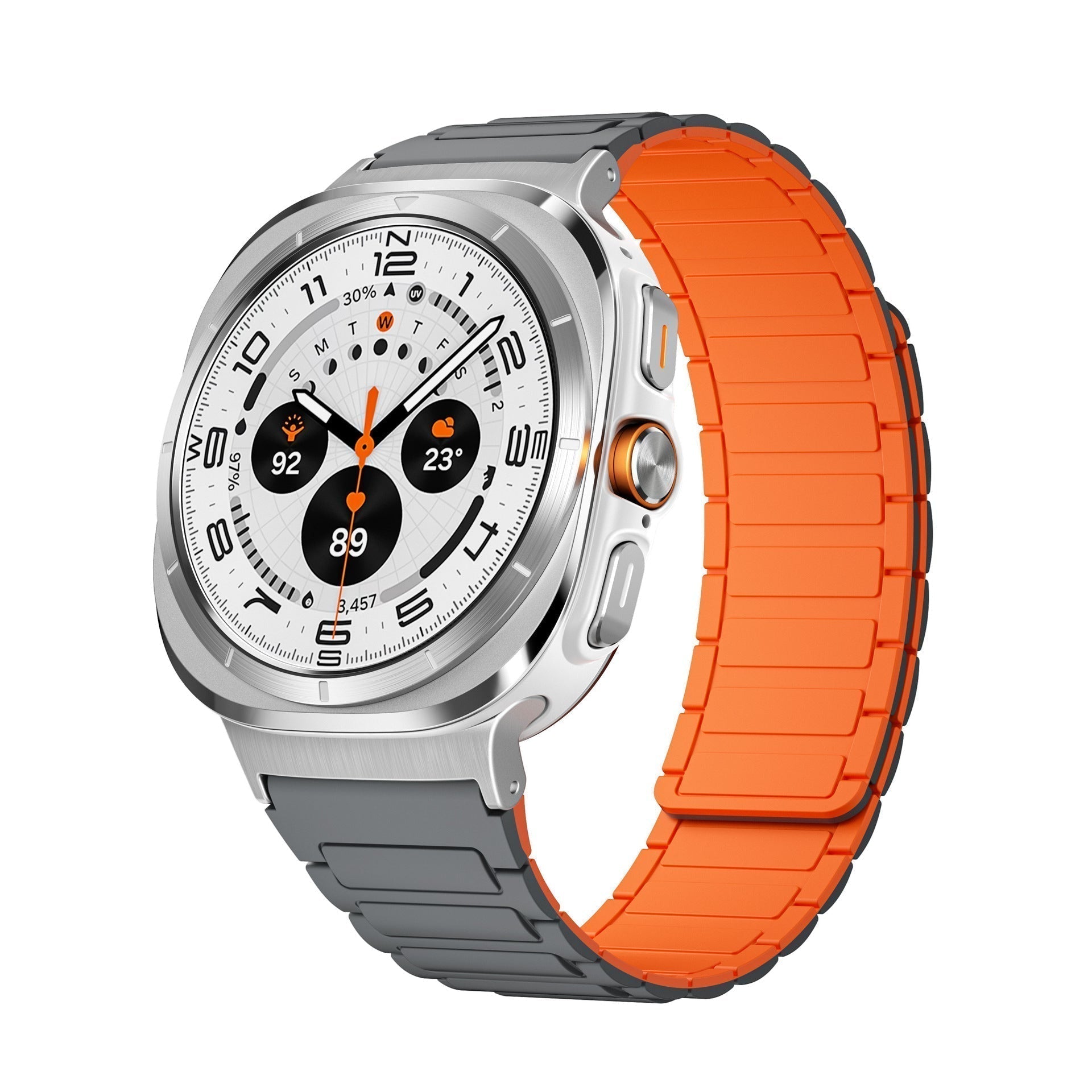 Pulseira Desportiva Magnética de Silicone Rivon para Samsung Watch 7 Ultra | Lersk