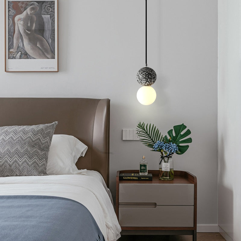 Valentina LED Pendant Lights Glass Globe For Dining Table | Lersk