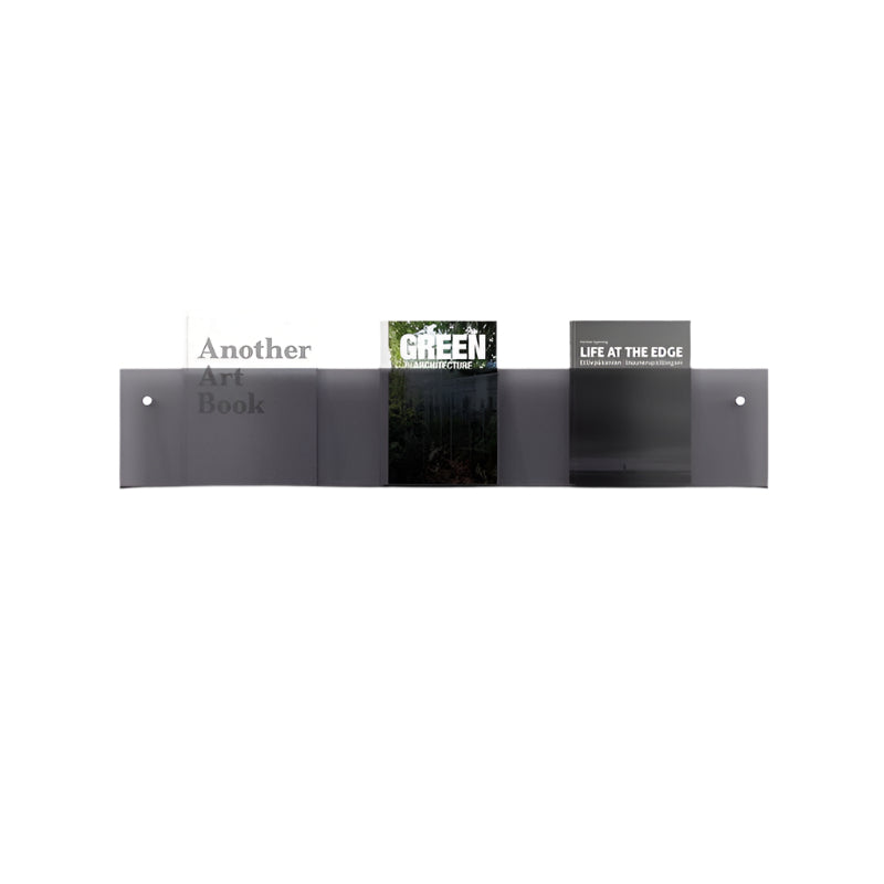 Schwebender Acryl-Magazinhhalter zur Wandmontage für Zuhause und Büro | Lersk
