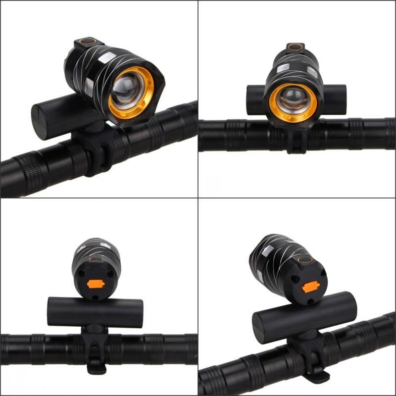 VeloBeam USB dobíjecí vodotěsné cyklistické světlo s 5 červenými LED | Lersk