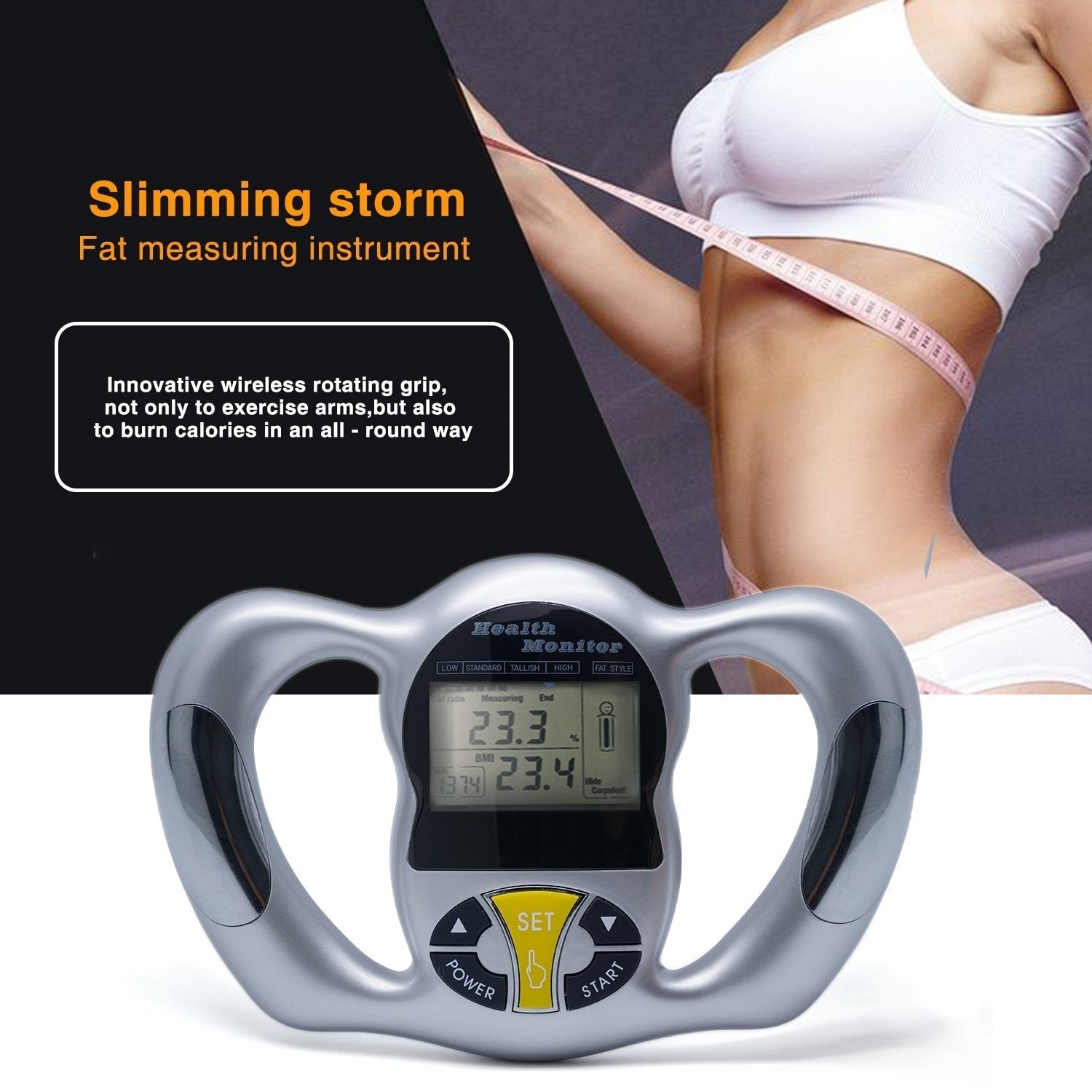 VitaScan Handheld Body Fat Analyzer & Percentage Calculator | Lersk