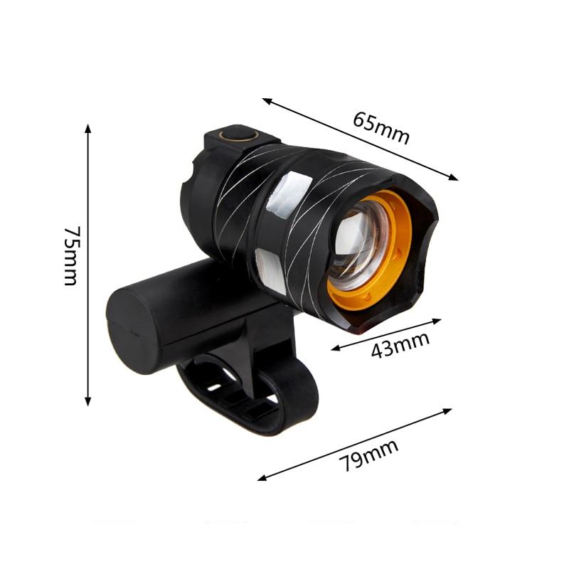 VeloBeam USB dobíjecí vodotěsné cyklistické světlo s 5 červenými LED | Lersk
