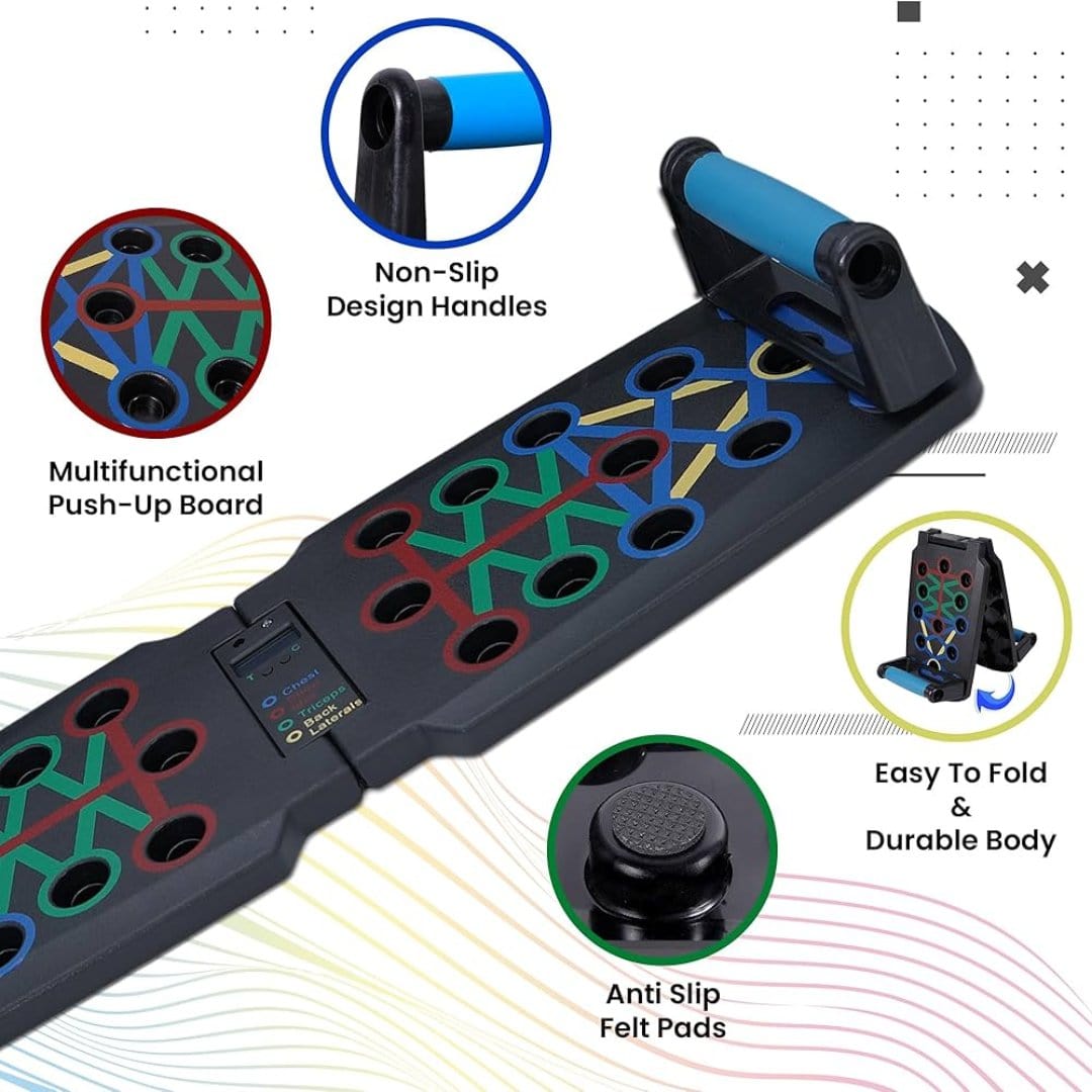 Push-up deska 30 v 1 digitální cvičení celého těla pro domácí fitness nadšence | Lersk