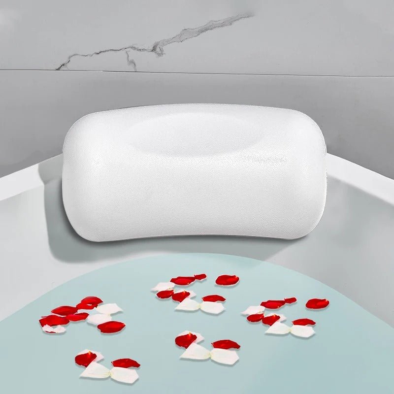 Oreiller de bain premium AquaCloud - Soutien ergonomique pour le cou et la tête pour une relaxation digne d'un spa à la maison | Lersk