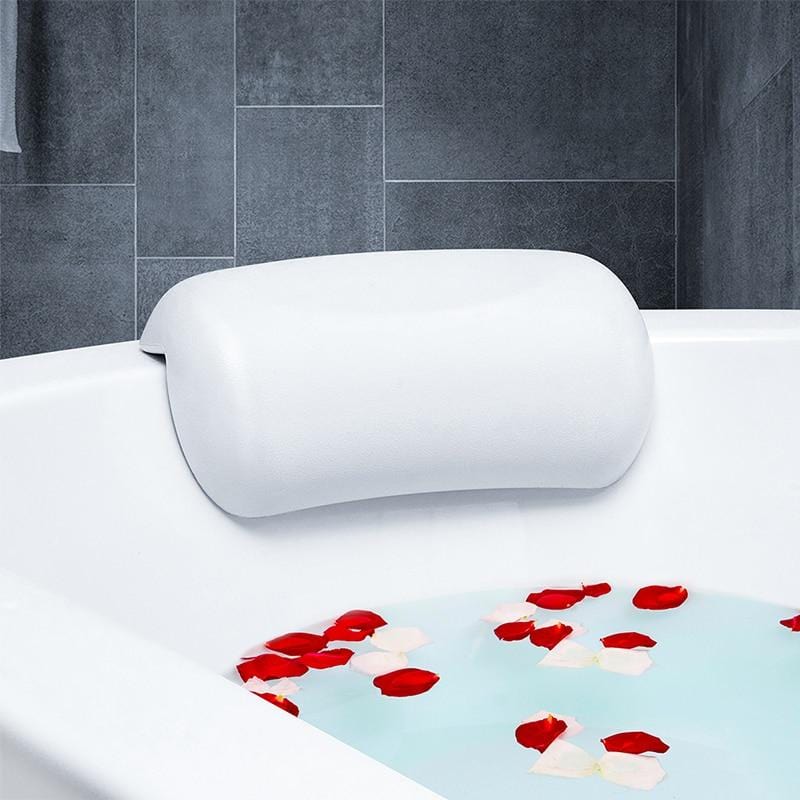 Oreiller de bain premium AquaCloud - Soutien ergonomique pour le cou et la tête pour une relaxation digne d'un spa à la maison | Lersk