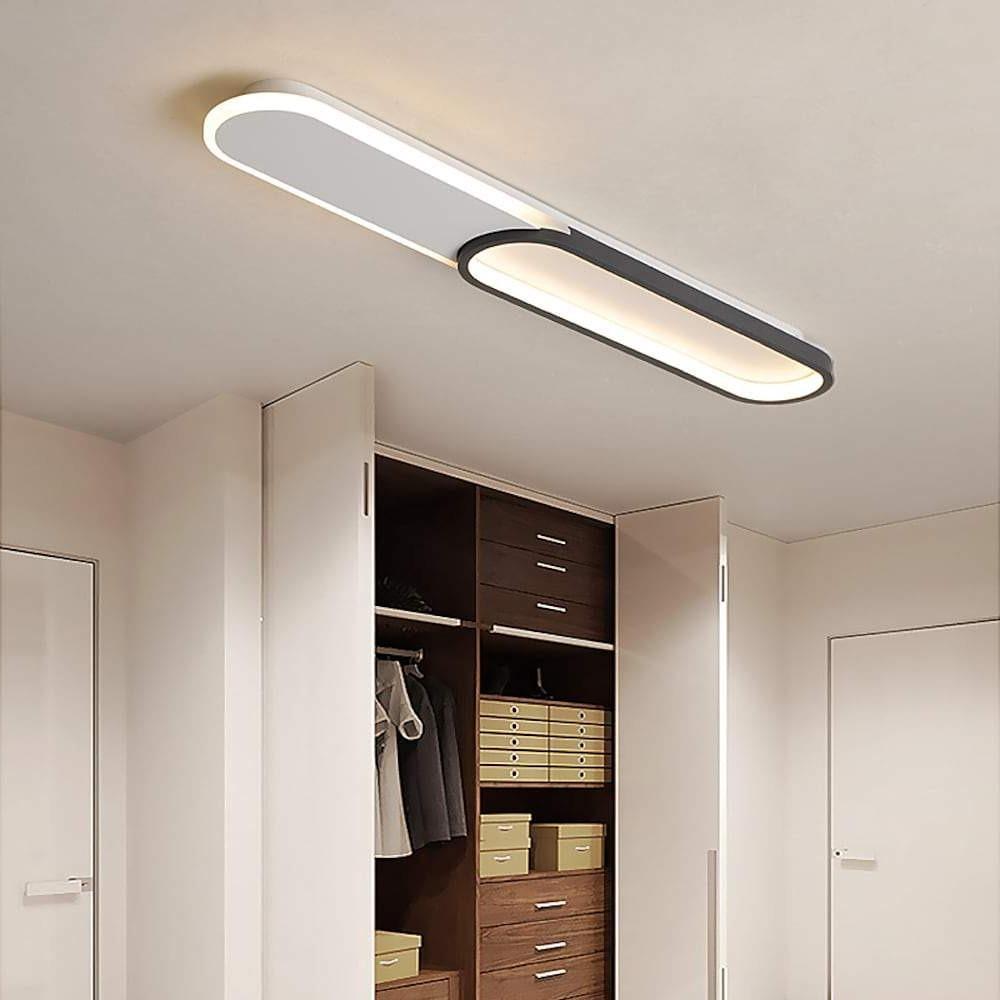 NovaLine | Prostokątna lampa sufitowa LED, minimalistyczny design | Lersk