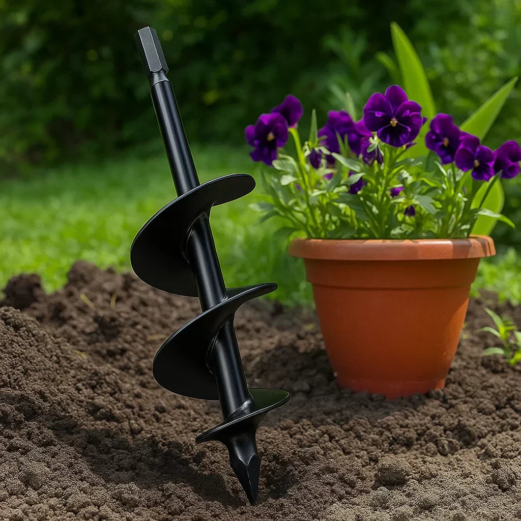 Punta da Trapano TerraPro per Giardino Pesante da 3 Pollici per Bulbi | Lersk