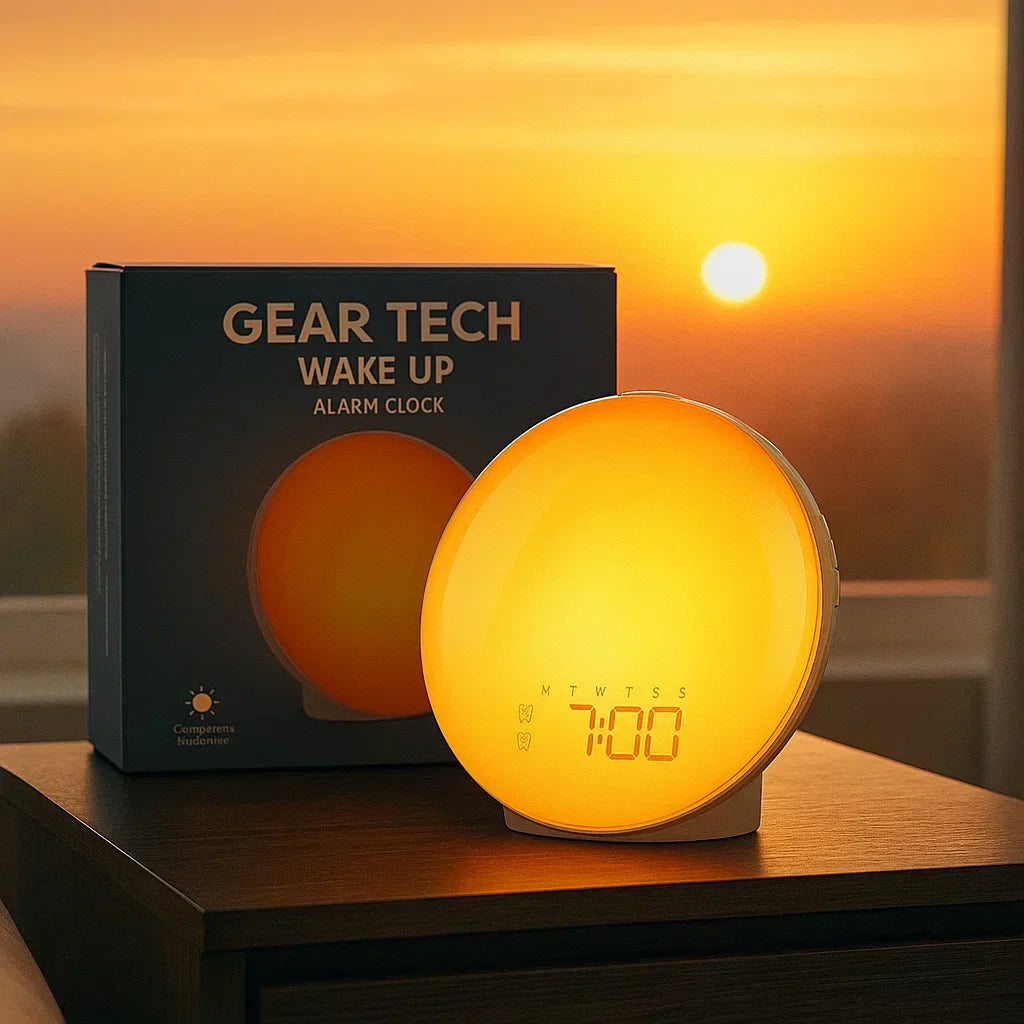 LumaRise Natürliche Licht-LED-Wecker mit Schlummerfunktion | Lersk