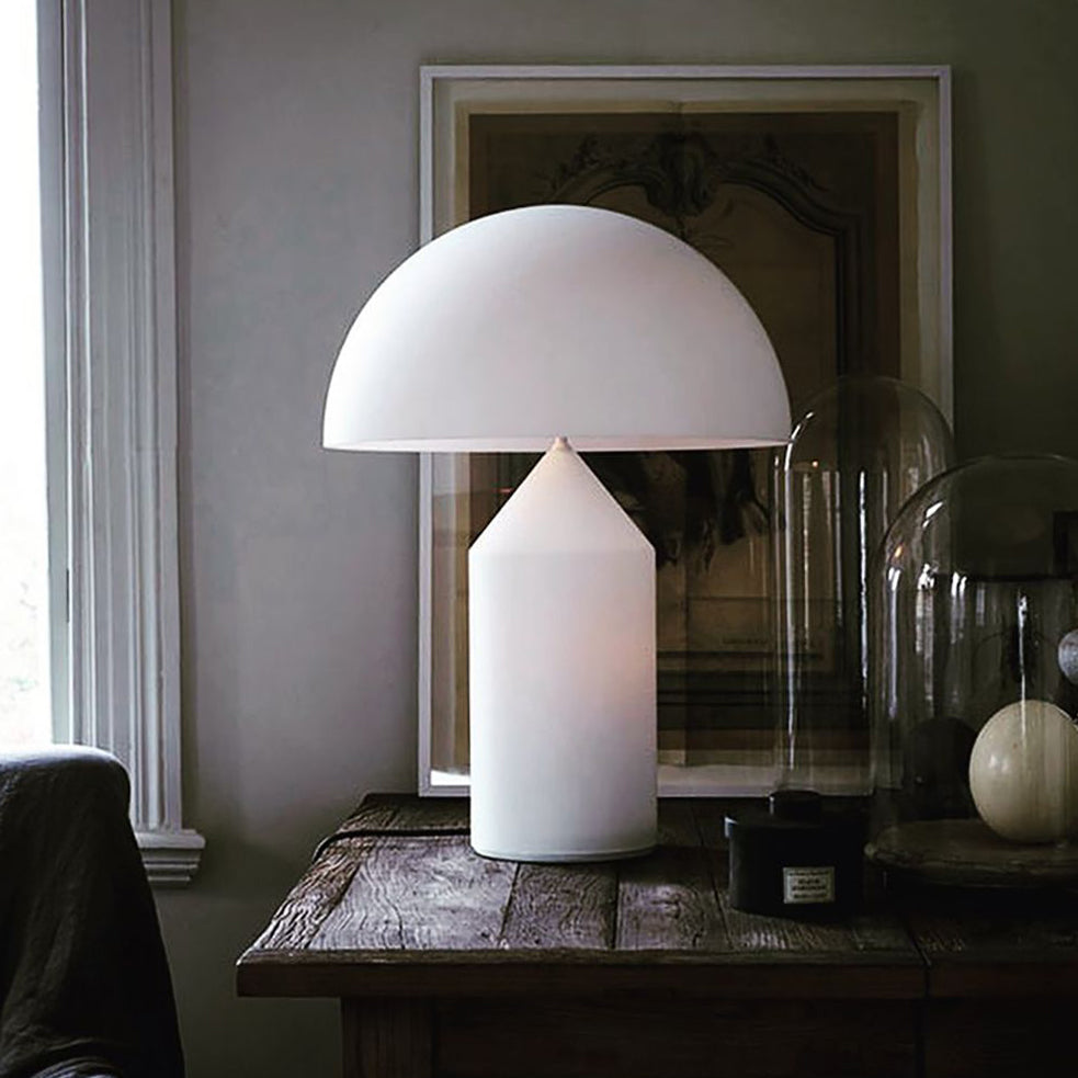 Atollo | Lunaro Sculptural Metal Table Lamp In Italian Style | Lersk