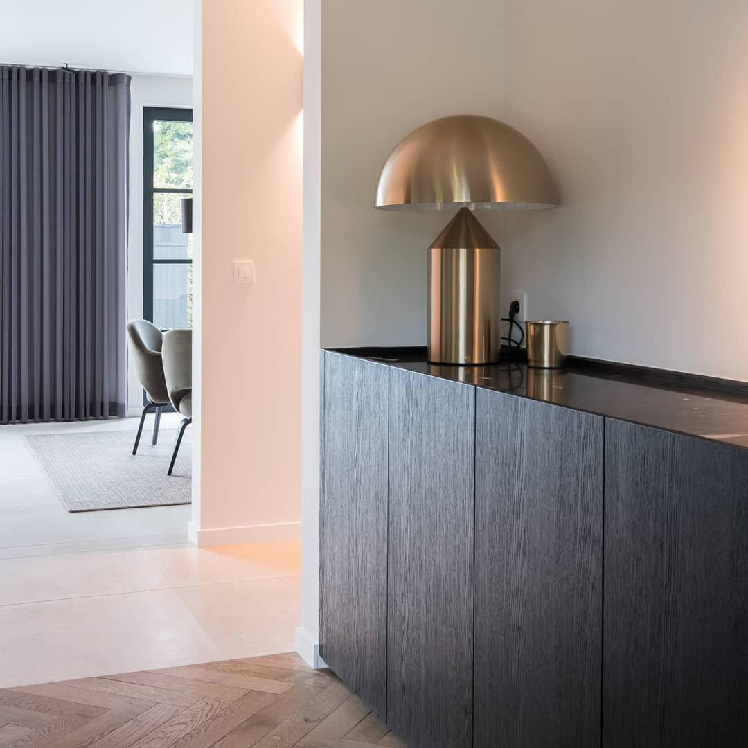 Atollo | Lunaro Sculptural Metal Table Lamp In Italian Style | Lersk