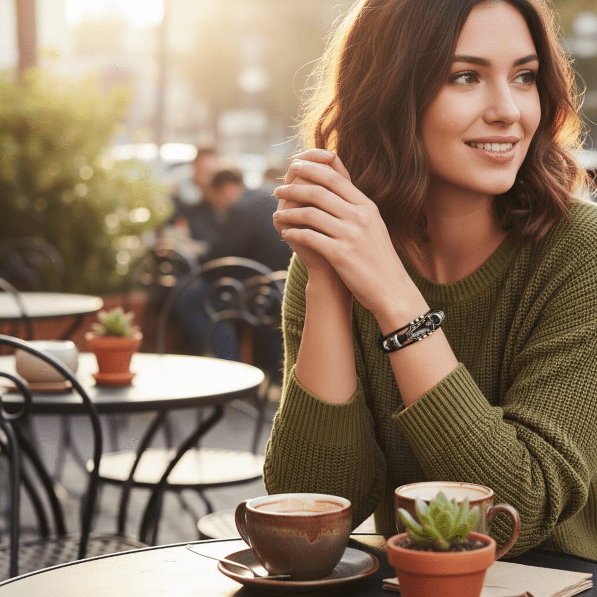 AXECHORD Guitar Leather Bracelet With Vintage-Inspired Design For Everyday Style | Lersk
