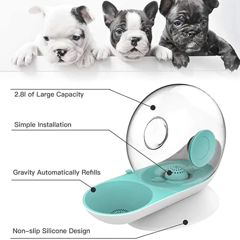 PetFlow Auto Water Fountain 2.8L for Cats and Dogs Deluxe | Lersk
