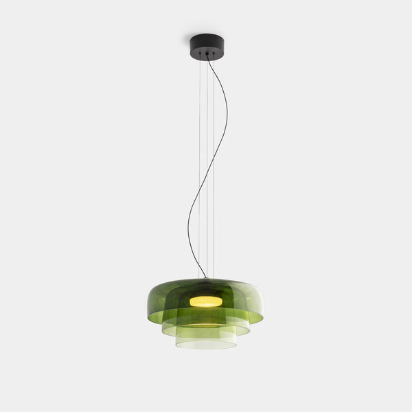 Lampa wisząca FjordLumen ze szkła Norweskie oświetlenie rzemieślnicze | Lersk