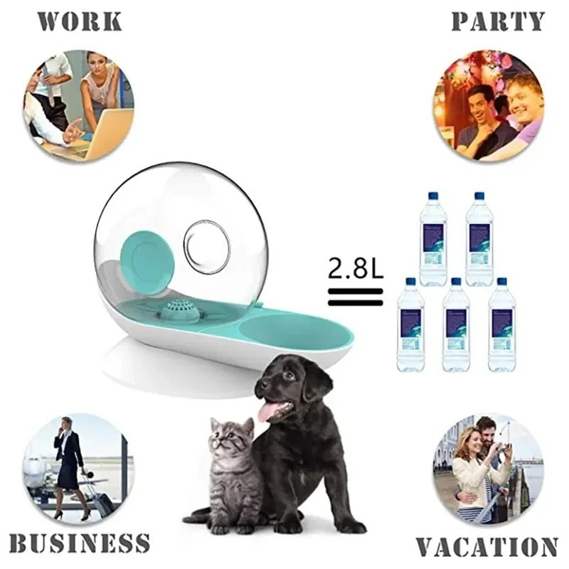 PetFlow Auto Water Fountain 2.8L for Cats and Dogs Deluxe | Lersk