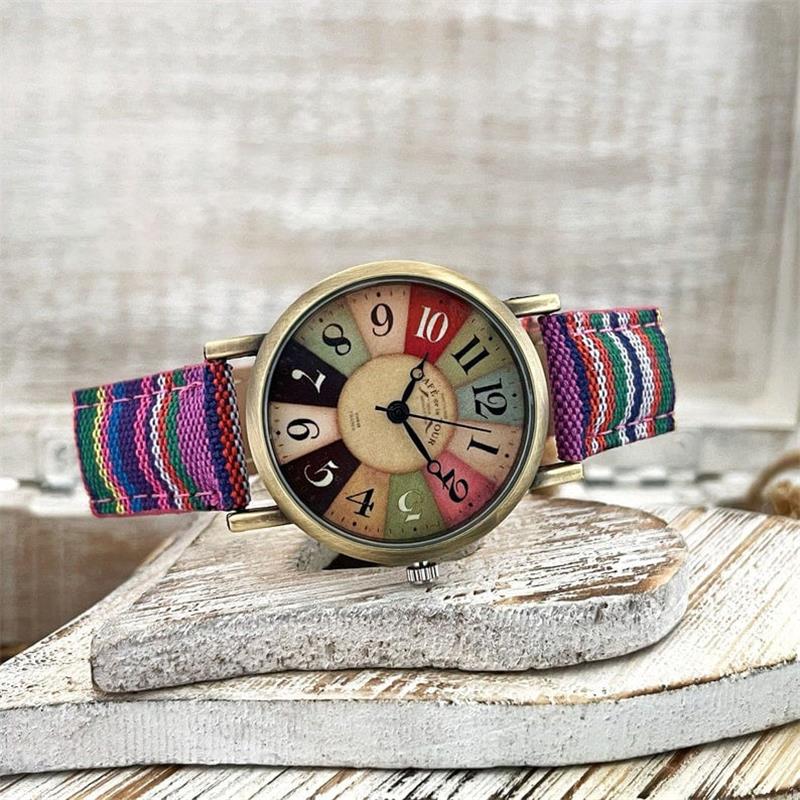 Colorful Rainbow Pattern Watches With Multicolored Rainbow Pattern Design Collection | Lersk