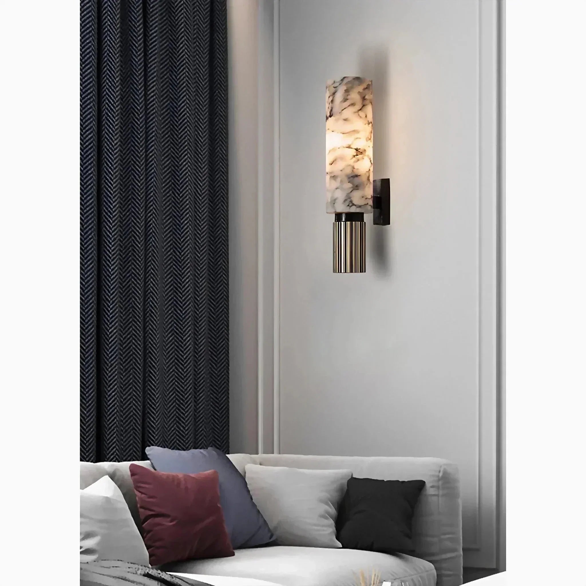 Vellaro Marble Wall Lamp | Luxurious Stone Fixture Elite | Lersk