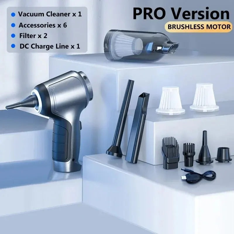 Wireless Car Vacuum Cleaner Strong Suction For Car Owners | Lersk