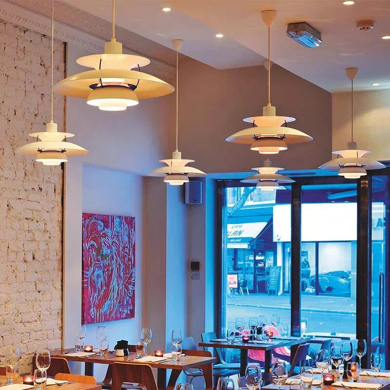 Liora Morandi Moderní LED závěsná lampa s odstínem Stylová | Lersk