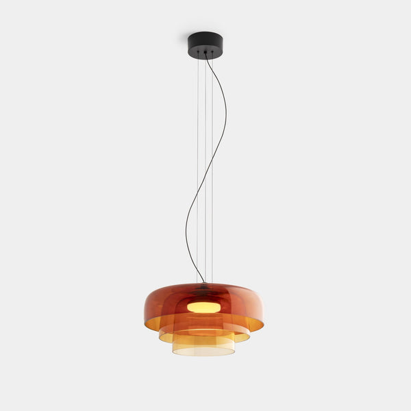 Lampa wisząca FjordLumen ze szkła Norweskie oświetlenie rzemieślnicze | Lersk