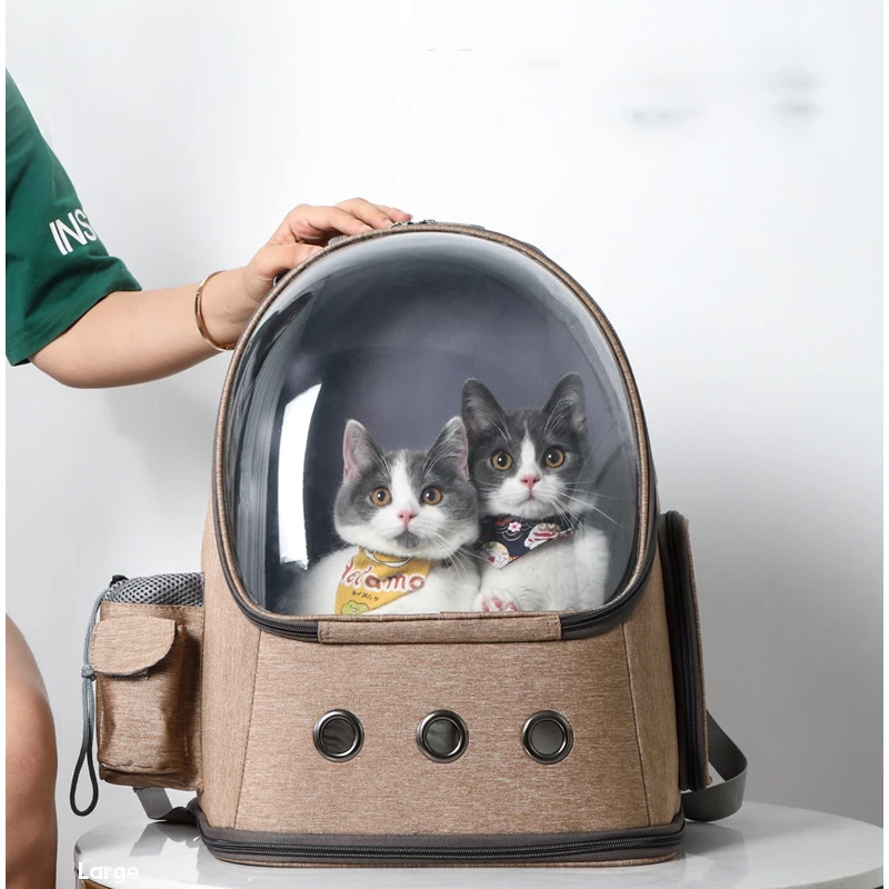 NebulaPaw Space Capsule Cat Backpack for Travel Comfort | Lersk