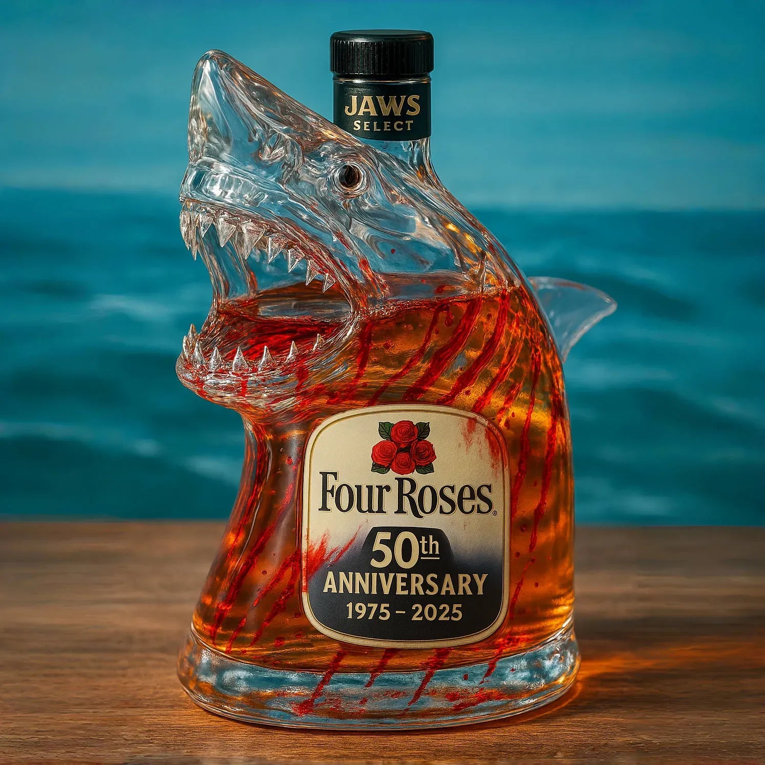 Shark Head Shaped Bottle Collectible From Movie Memorabilia | Lersk