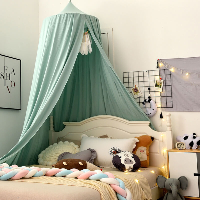 مظلة سرير معتمة للأطفال، ناعمة، قابلة للتنفس، وحاجبة للضوء لمساحات لعب ونوم حالمة | Lersk