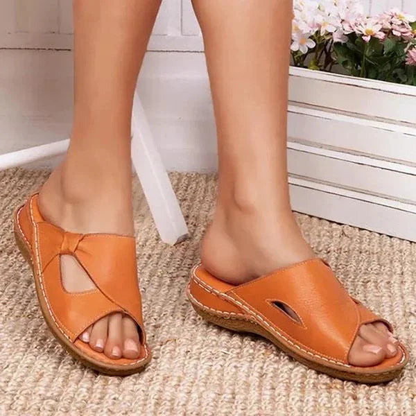 Leather Sandals With Arch Support For Everyday Comfort And Foot Alignment For All Day Wear | Lersk