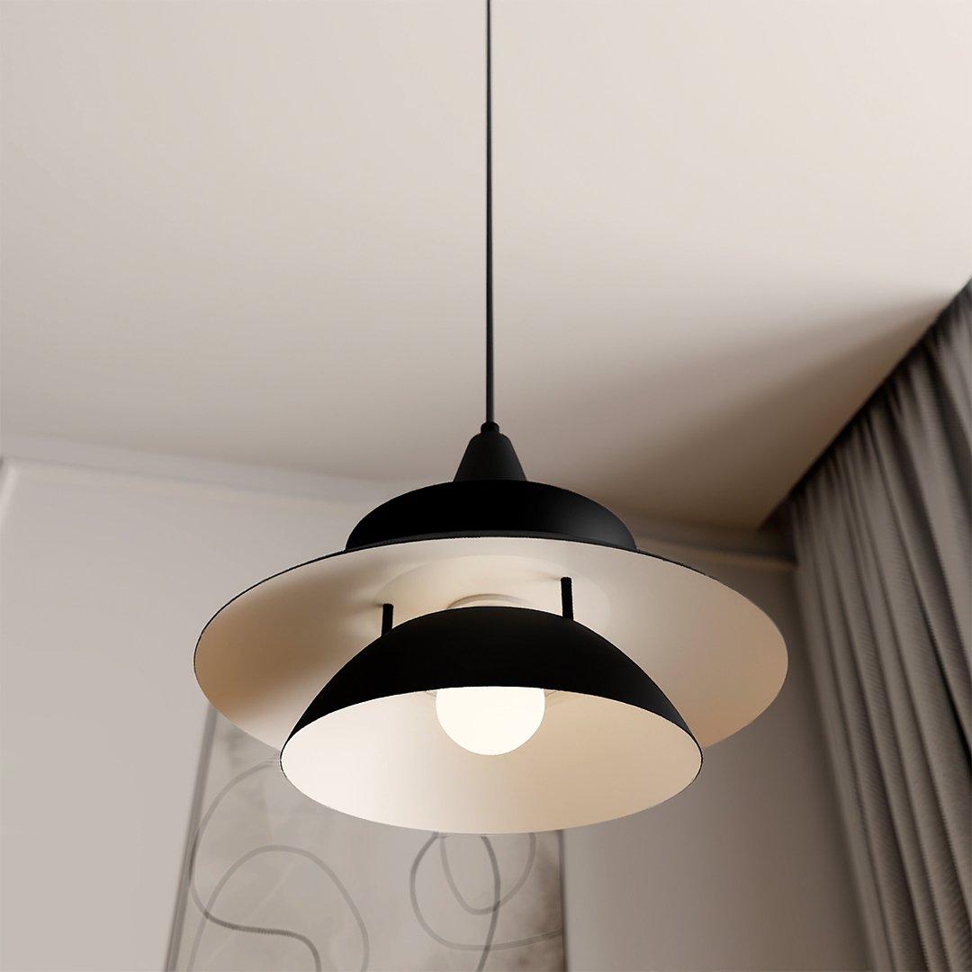 LumoNova Three Piece Pendant Lamp in Retro Charm Style | Lersk