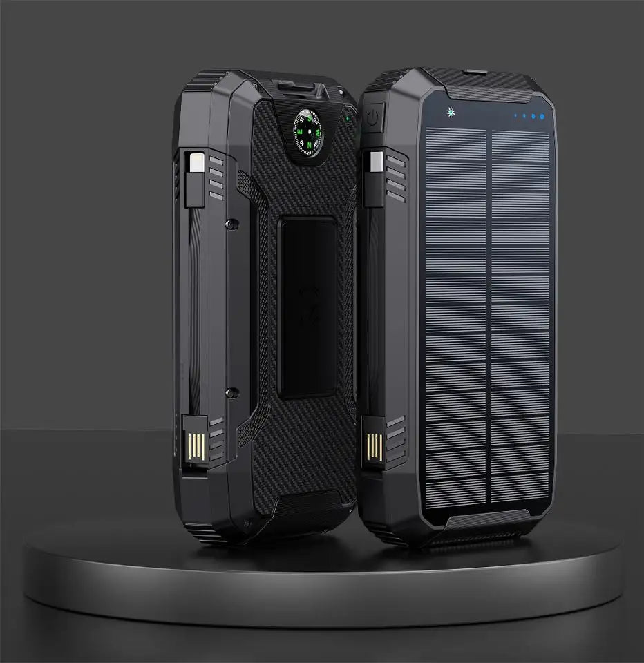 AeroVolt Batterie Externe Solaire Sans Fil Étanche 30000mAh | Lersk