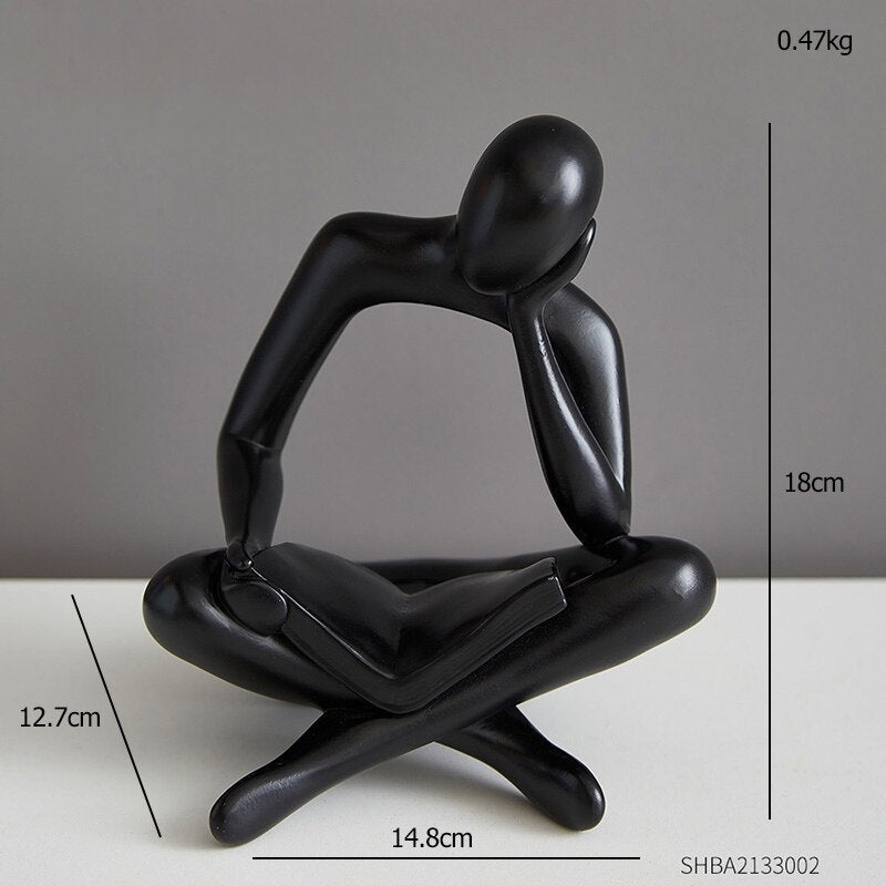 Abstract Figurine Set For Modern Home Decor And Gift | Lersk