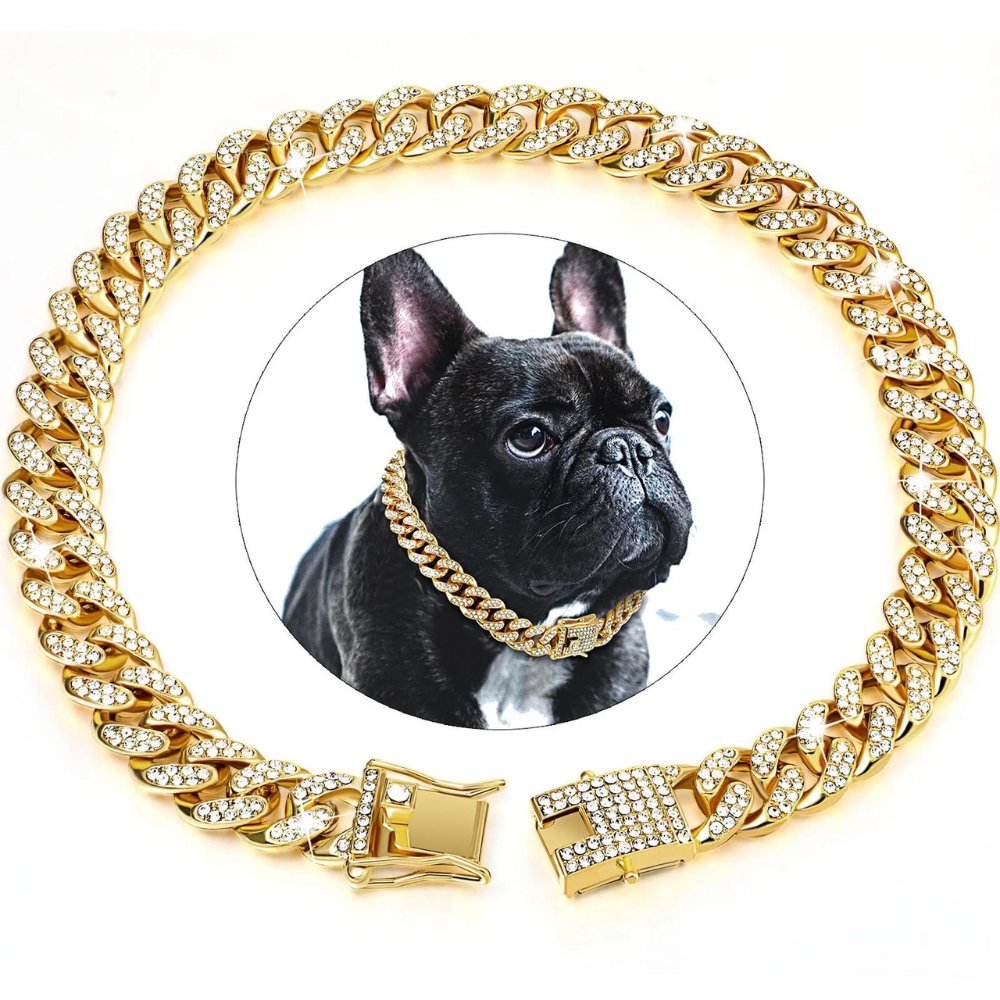 BlingPaws kutyák aranylánc nyakörv háziállatoknak és mindennapi viseletre BlingPaws hivatalos márka | Lersk
