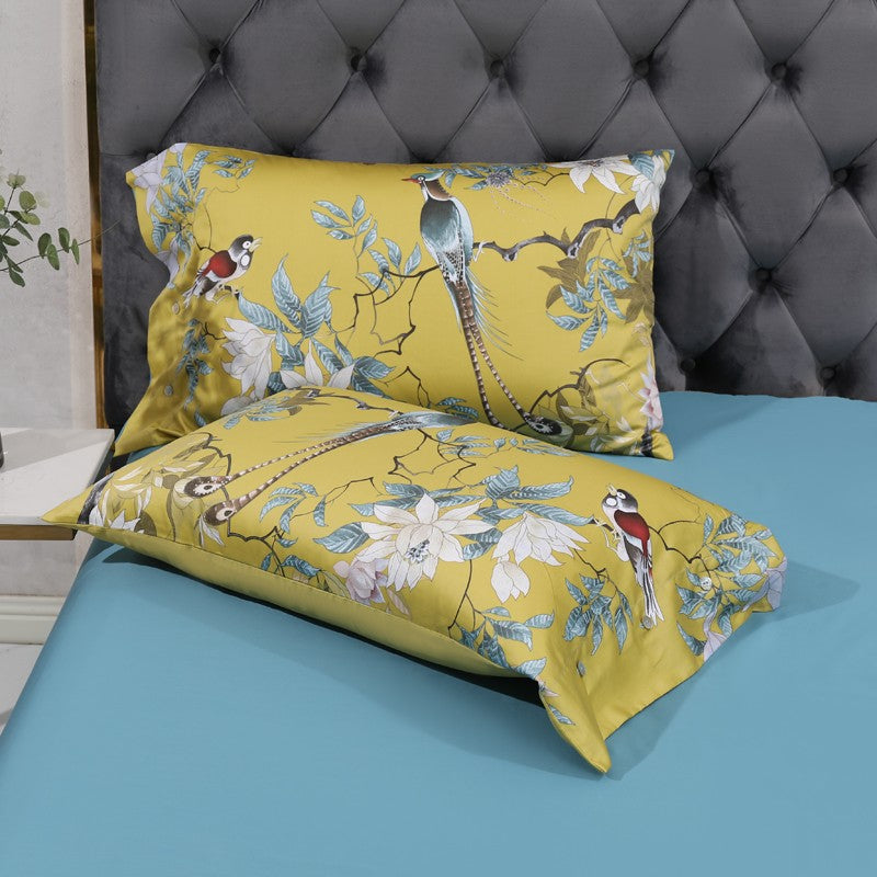 Nexa Home Egyptian Cotton Bedding Set | Yellow Print | Lersk