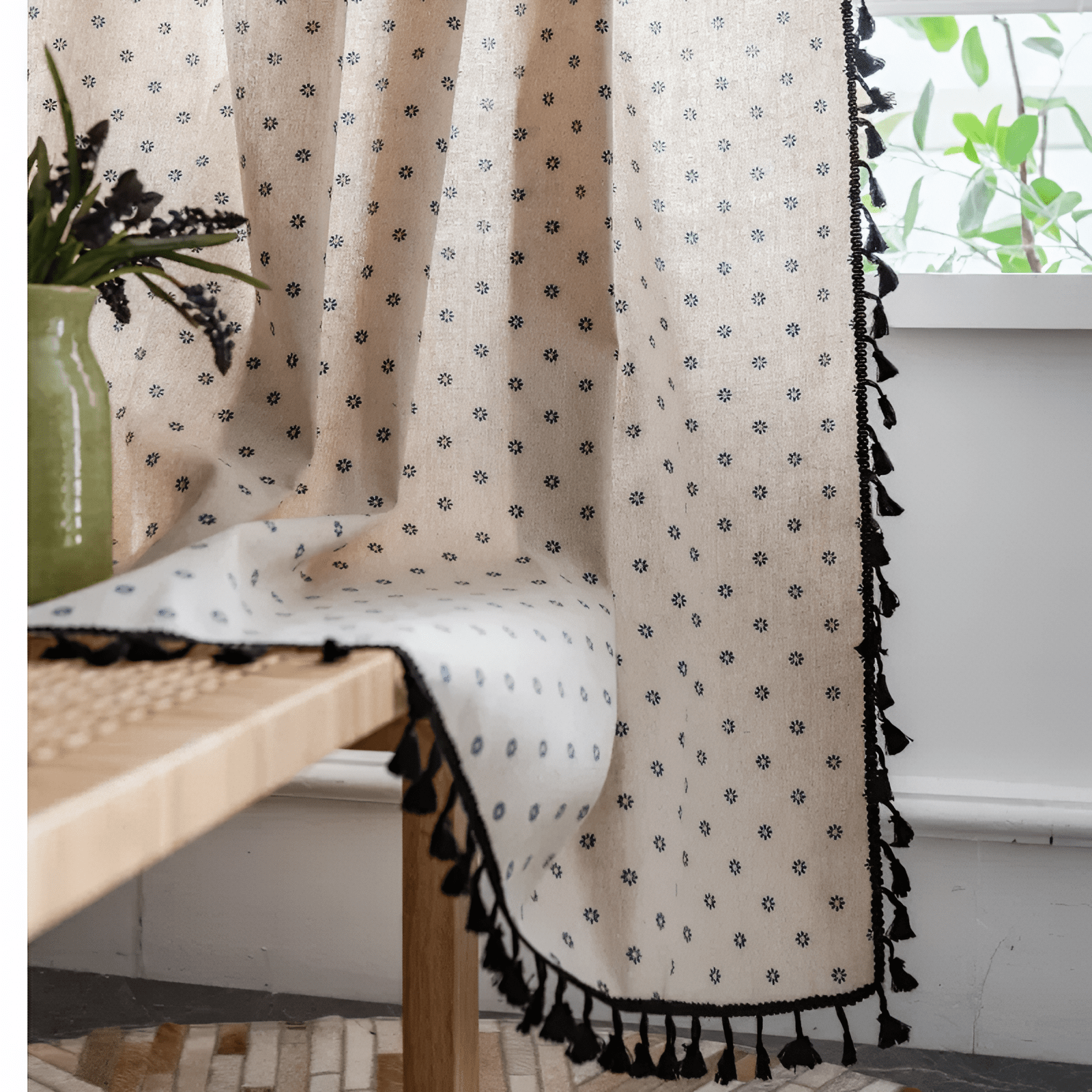 LumiWeave Minimal Gardin med Whisper Soft Tylstof | Lersk
