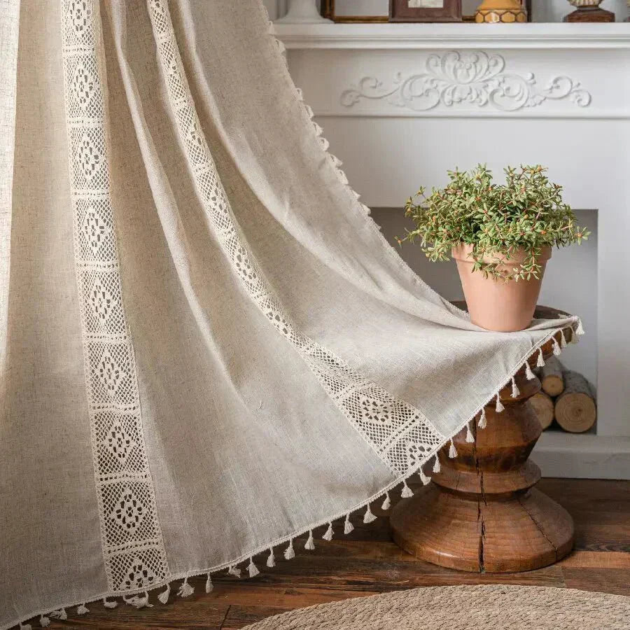 LumiWeave Minimal Gardin med Whisper Soft Tylstof | Lersk