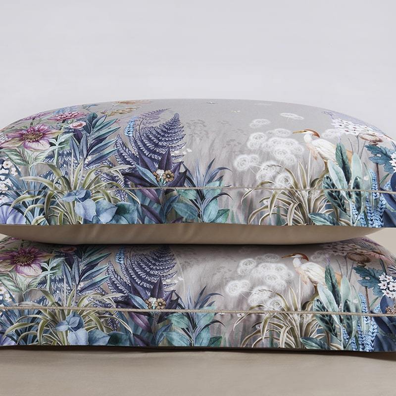 Aurelia Egyptian Cotton Bedding Set With Floral Print | Lersk